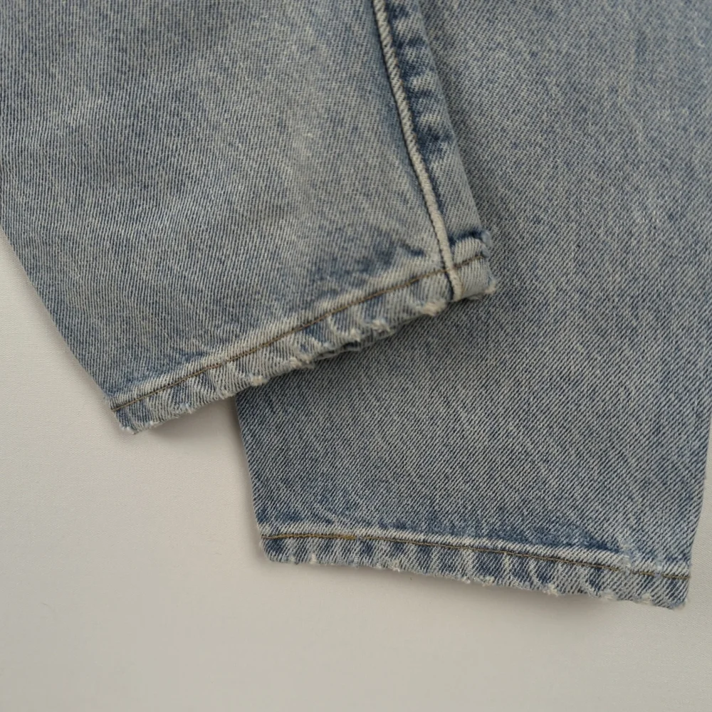 Levis 501 S Skinny Made and Crafted Patchwork Selvedge Jeans Big E - 34 - Picture 10 of 16
